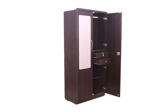 TR Noir Wenge Double Door Wardrobe